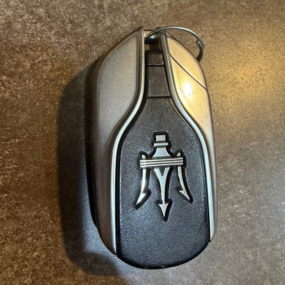 Black and Silver Key Fob